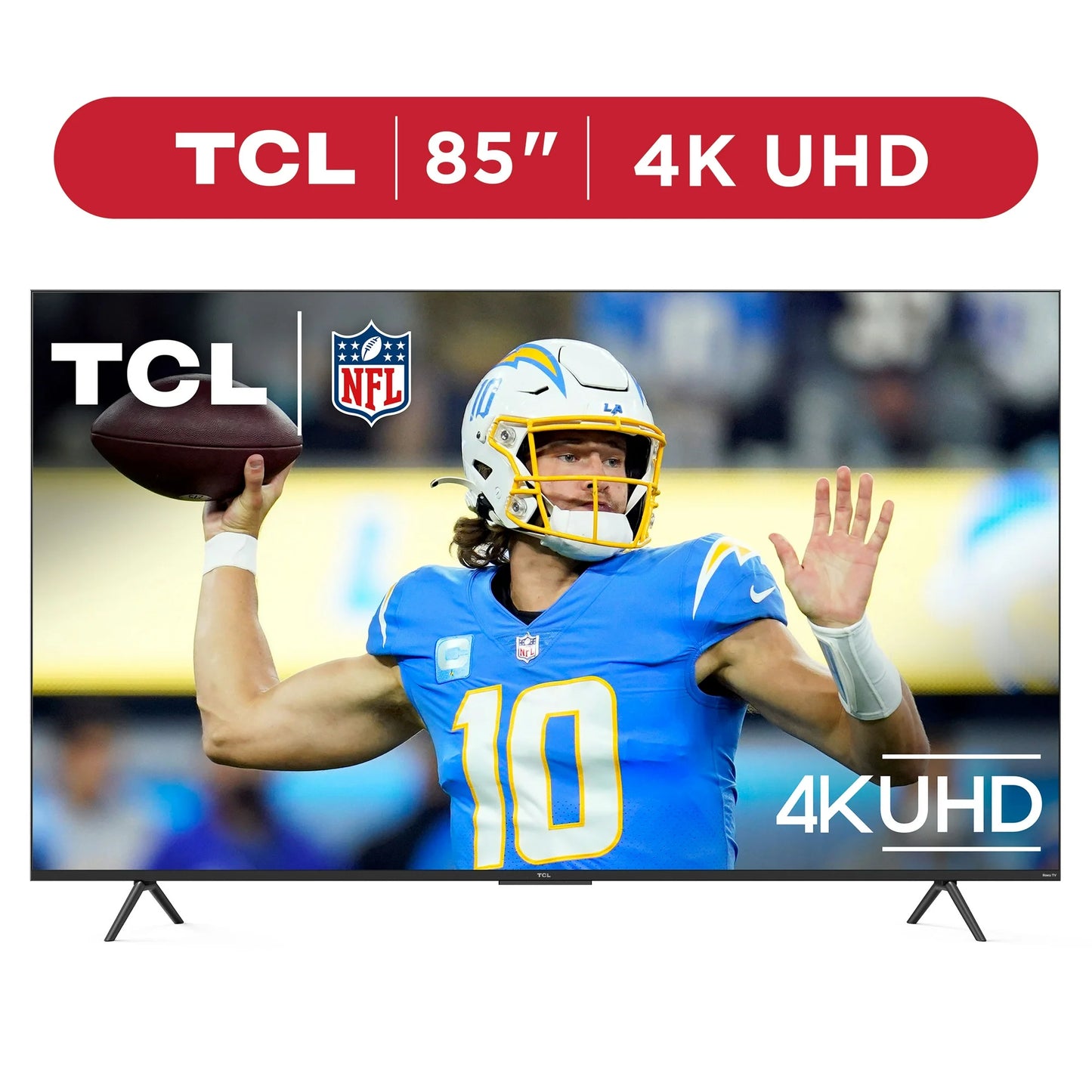 TCL 85” Class S Class 4K UHD HDR LED Smart TV with Roku TV, 85S410R